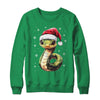 Funny Xmas Snake Lovers Christmas Snake Santa Hat Men Women Shirt & Sweatshirt | teecentury