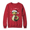 Funny Xmas Snake Lovers Christmas Snake Santa Hat Men Women Shirt & Sweatshirt | teecentury