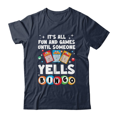 Funny Yells Bingo Lover For Men Women Bingo Gambling Player Shirt & Tank Top | teecentury