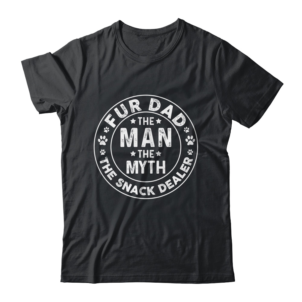 Fur Dad Man Myth Snack Dealer Funny Paw Cat Dog Father's Day Shirt & Hoodie | teecentury