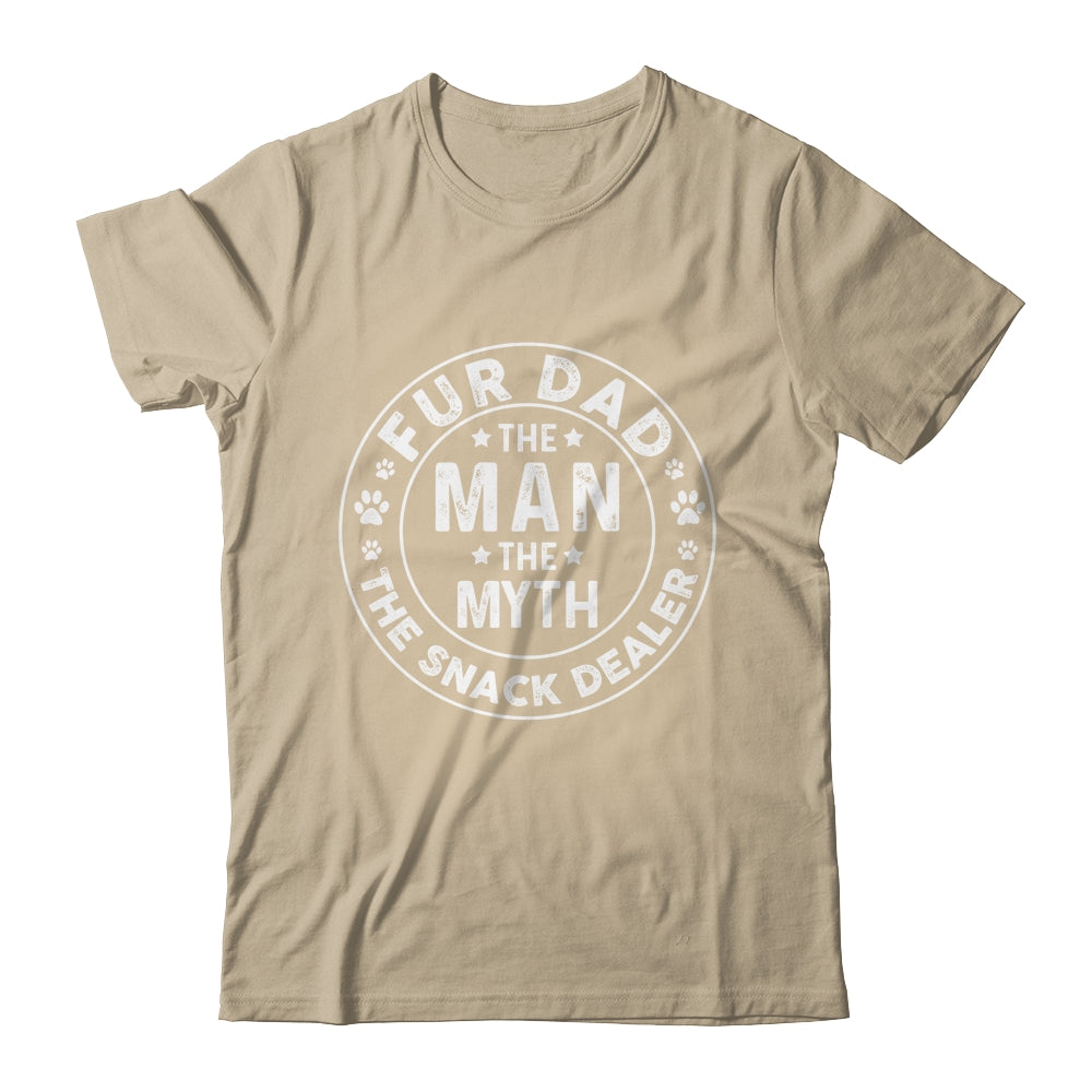 Fur Dad Man Myth Snack Dealer Funny Paw Cat Dog Father's Day Shirt & Hoodie | teecentury