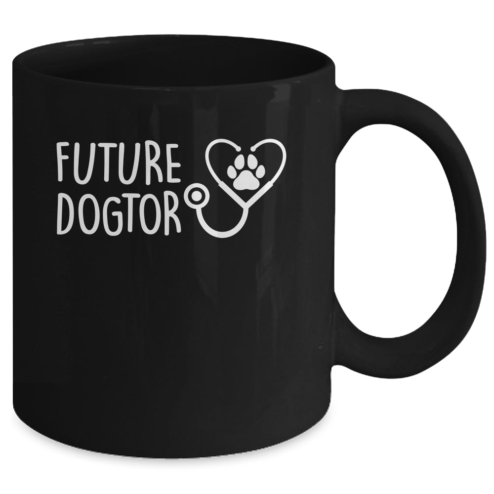 Future Dogtor Dog Doctor Vet Tech Veterinarian Student Mug | teecentury