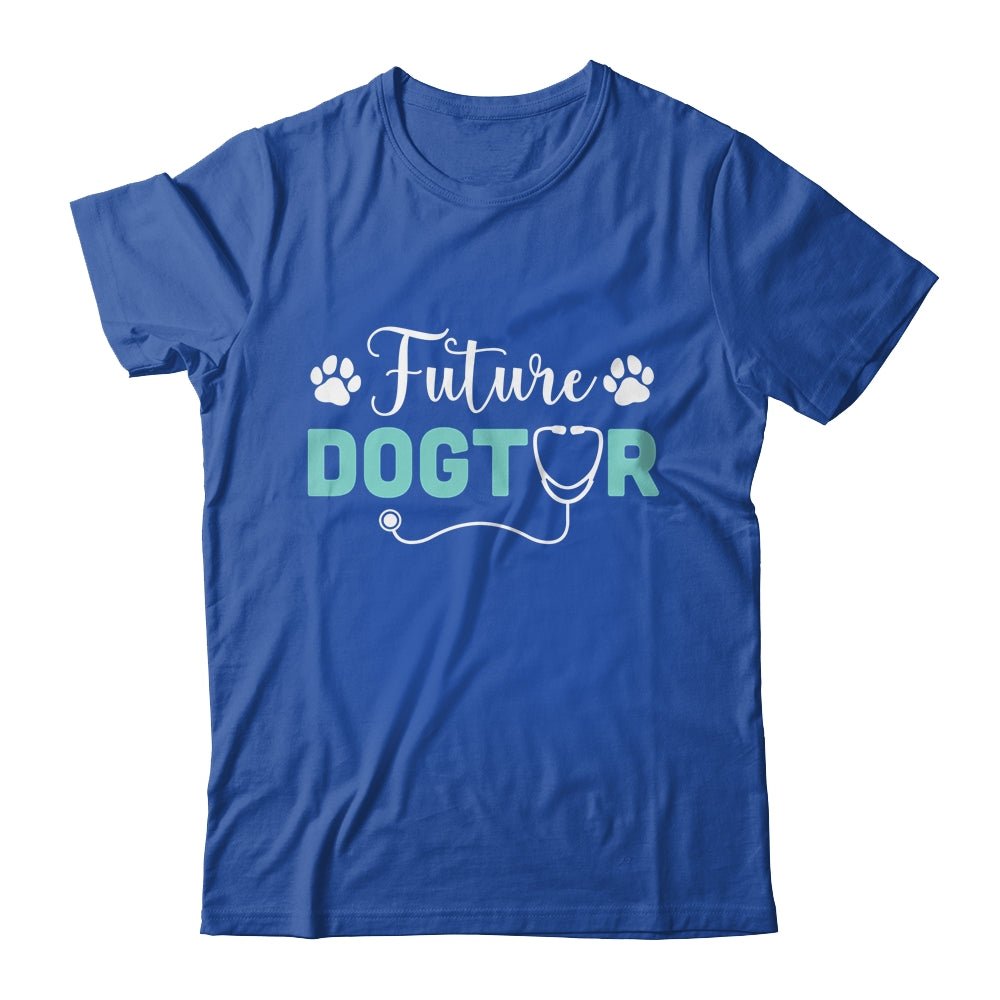 Future Dogtor Vet Student Funny Veterinarian Dog Graduate Shirt & Hoodie | teecentury