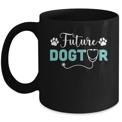 Future Dogtor Vet Student Funny Veterinarian Dog Graduate Mug | teecentury