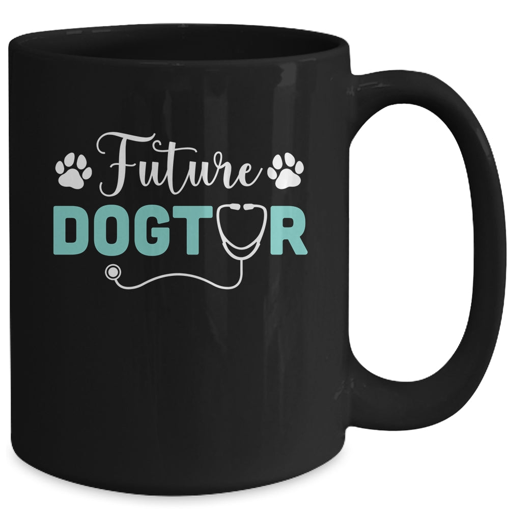 Future Dogtor Vet Student Funny Veterinarian Dog Graduate Mug | teecentury