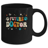 Future Dogtor Vet Student Funny Veterinarian Dog Groovy Mug | teecentury