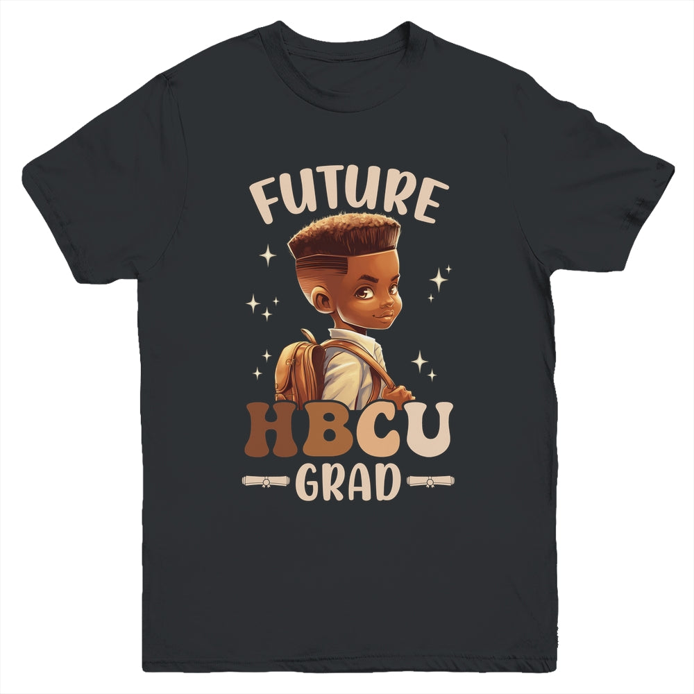 Future HBCU Grad History Black Boy Graduation HBCU Kids Youth Shirt | teecentury