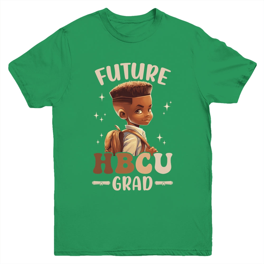 Future HBCU Grad History Black Boy Graduation HBCU Kids Youth Shirt | teecentury