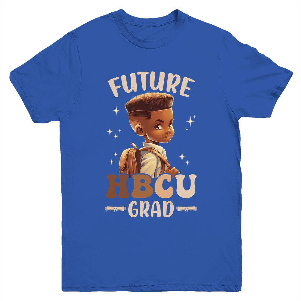 Future HBCU Grad History Black Boy Graduation HBCU Kids Youth Shirt | teecentury