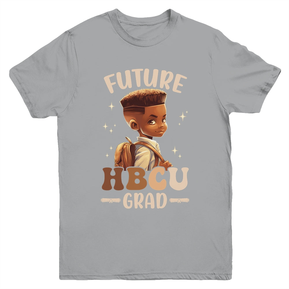 Future HBCU Grad History Black Boy Graduation HBCU Kids Youth Shirt | teecentury