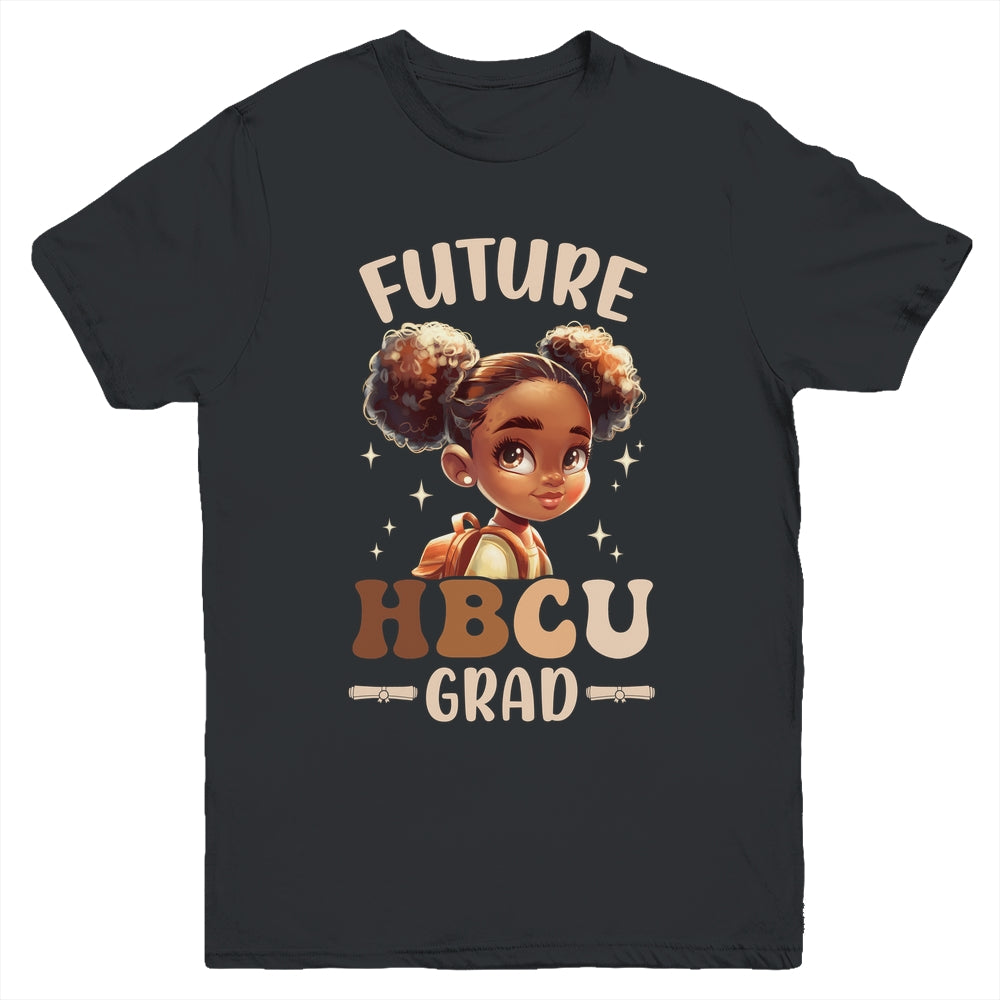 Future HBCU Grad History Black Girl Graduation HBCU Kids Youth Shirt | teecentury