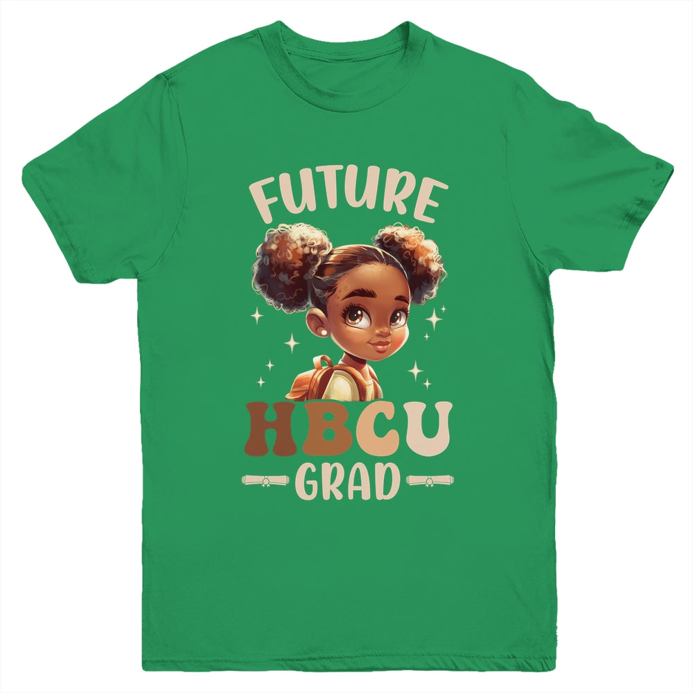 Future HBCU Grad History Black Girl Graduation HBCU Kids Youth Shirt | teecentury