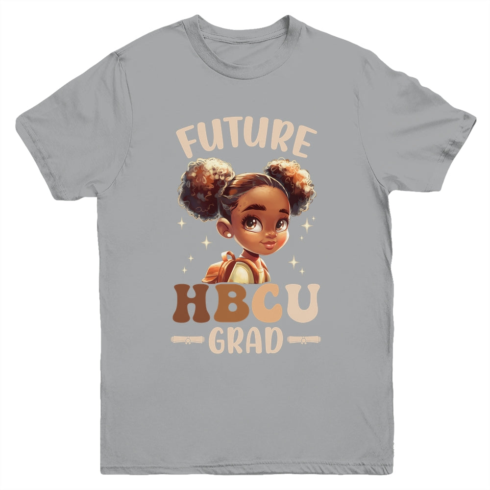 Future HBCU Grad History Black Girl Graduation HBCU Kids Youth Shirt | teecentury