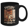Future HBCU Grad Kids Black Boy Afro Black History Month Mug | teecentury