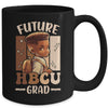 Future HBCU Grad Kids Black Boy Afro Black History Month Mug | teecentury