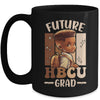 Future HBCU Grad Kids Black Boy Afro Black History Month Mug | teecentury
