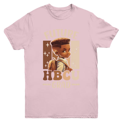 Future HBCU Grad Kids Black Boy Afro Black History Month Youth Shirt | teecentury