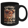 Future HBCU Grad Kids Black Girl Afro Black History Month Mug | teecentury