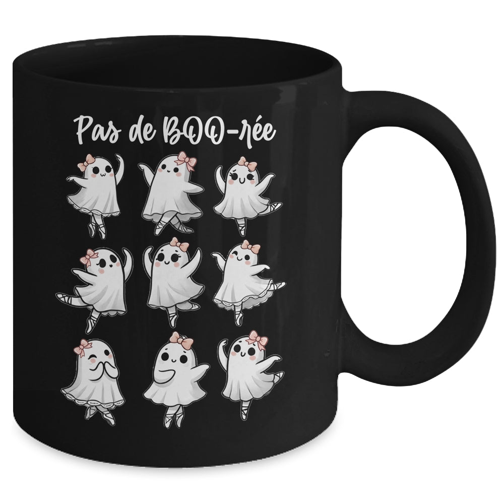 GHOST Pas De BOO-rée Ballet Dancer Spooky Halloween Mug | teecentury