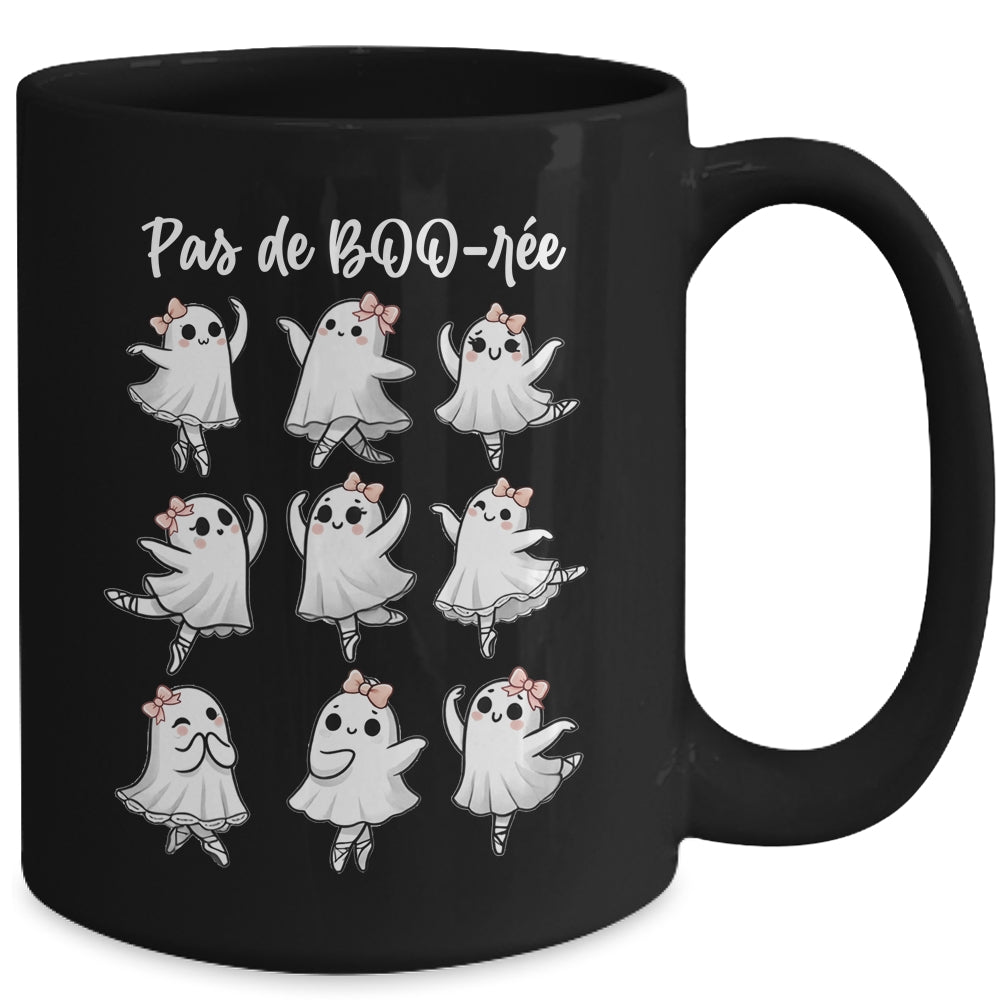 GHOST Pas De BOO-rée Ballet Dancer Spooky Halloween Mug | teecentury