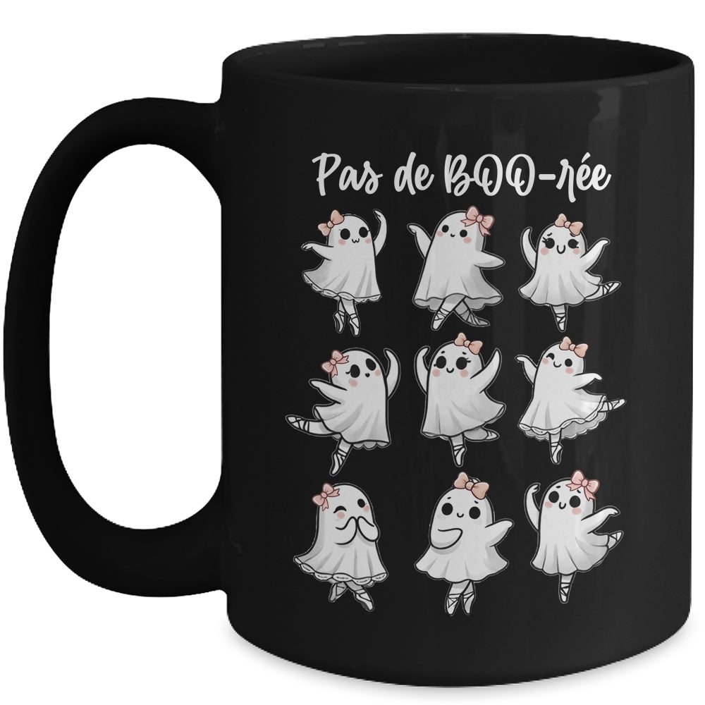 GHOST Pas De BOO-rée Ballet Dancer Spooky Halloween Mug | teecentury