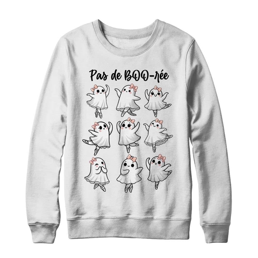 GHOST Pas De BOO-rée Ballet Ghost Dancer Spooky Halloween Shirt & Sweatshirt | teecentury