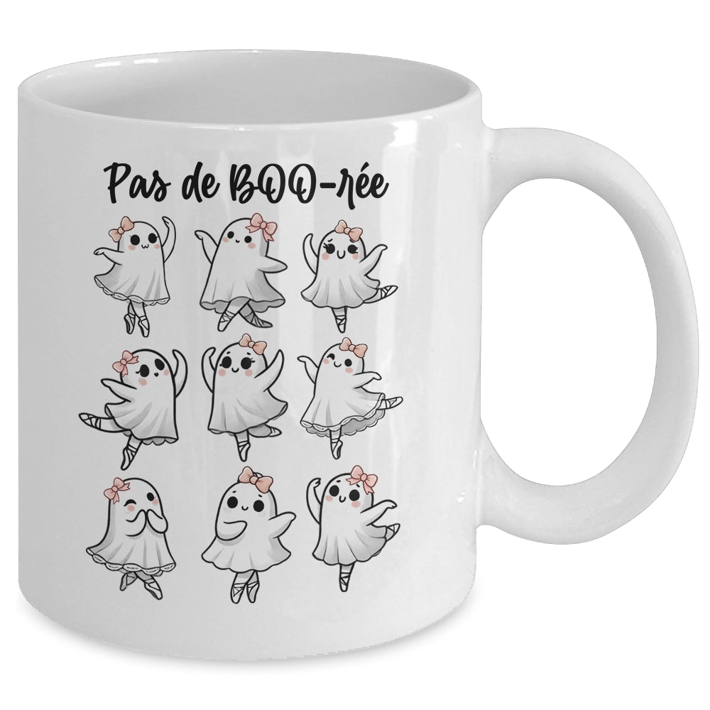 GHOST Pas De BOO-rée Ballet Ghost Dancer Spooky Halloween Mug | teecentury