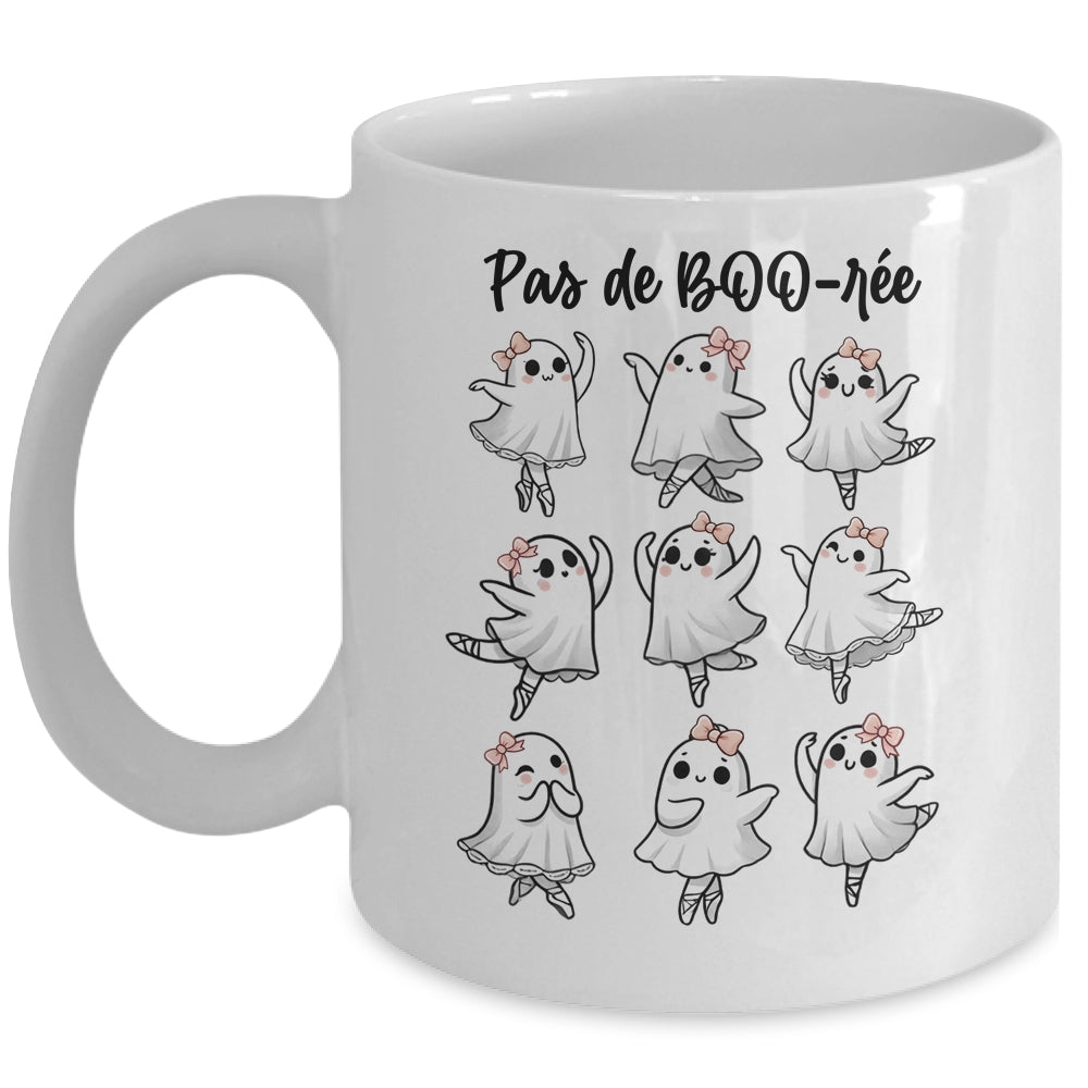 GHOST Pas De BOO-rée Ballet Ghost Dancer Spooky Halloween Mug | teecentury