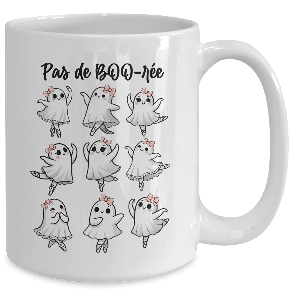 GHOST Pas De BOO-rée Ballet Ghost Dancer Spooky Halloween Mug | teecentury
