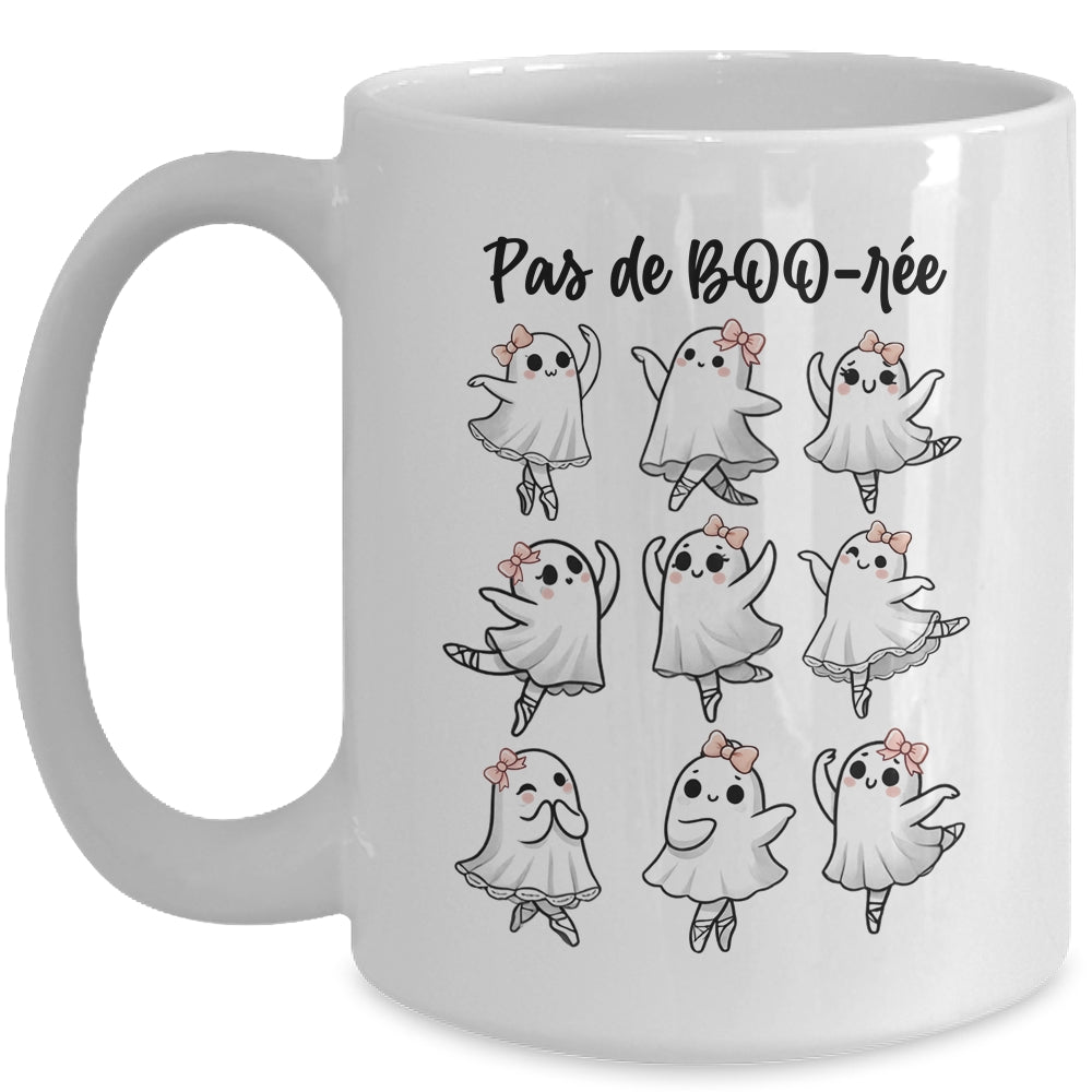 GHOST Pas De BOO-rée Ballet Ghost Dancer Spooky Halloween Mug | teecentury