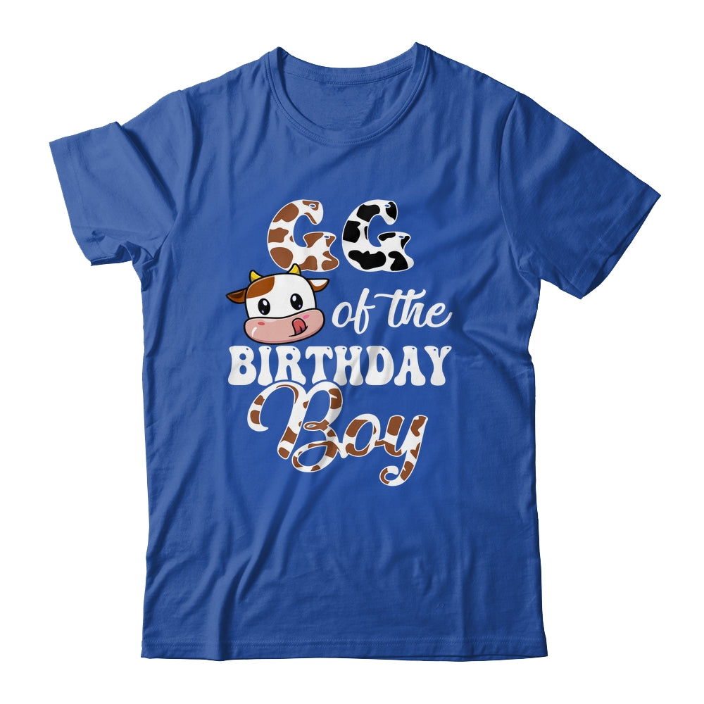 Gaga Of The Birthday Boy Cow Farm 1st Birthday Boy Shirt & Hoodie | teecentury