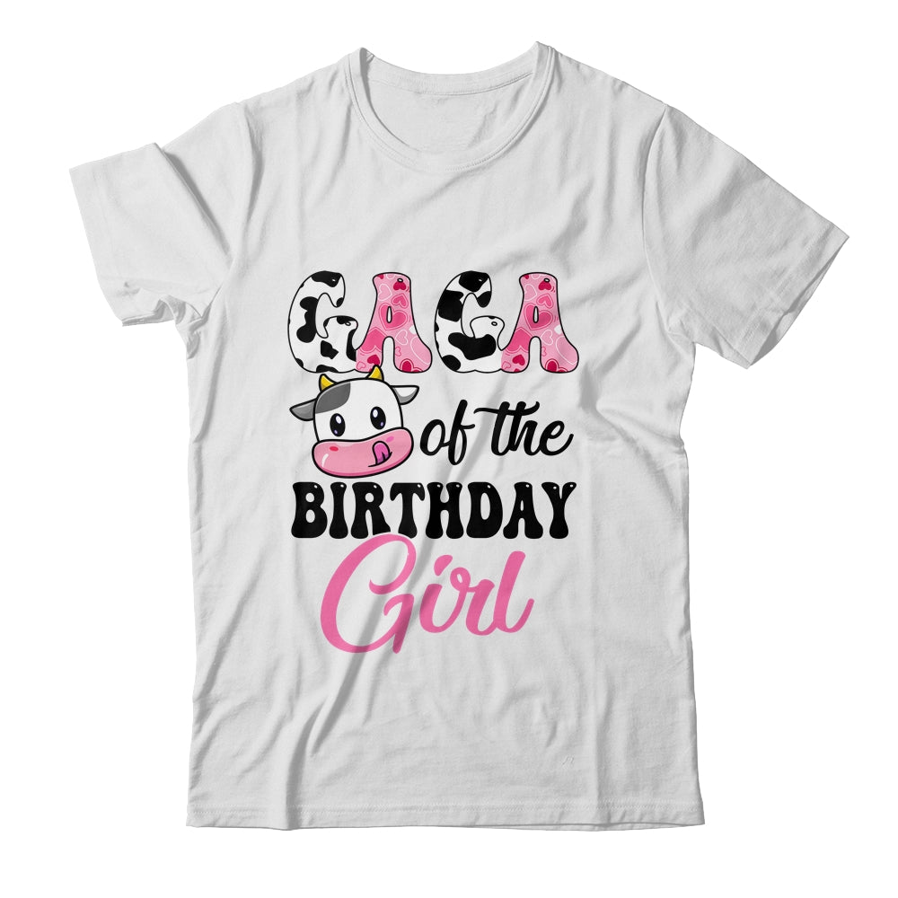 Gaga Of The Birthday Girl Cow Farm 1st Birthday Girl Shirt & Hoodie | teecentury