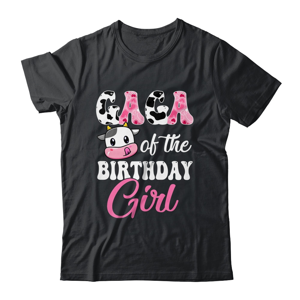 Gaga Of The Birthday Girl Farm Cow 1st Birthday Girl Shirt & Hoodie | teecentury