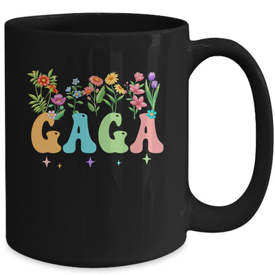 Gaga Women Wildflower Floral Design Gaga Mothers Day Mug | teecentury