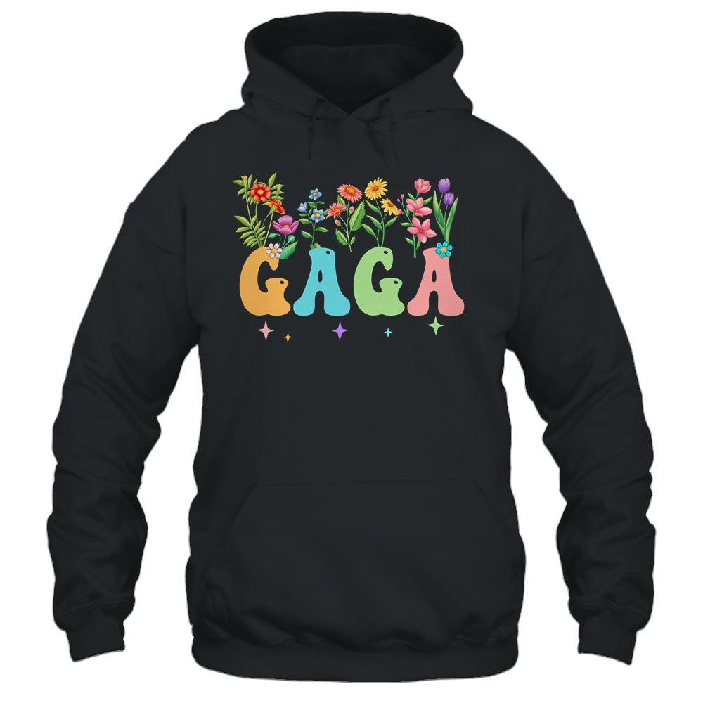 Gaga Women Wildflower Floral Design Gaga Mothers Day Shirt & Tank Top | teecentury