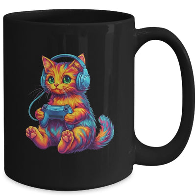Gamer Cat Video Games Boys Teen Men Girls Funny Gaming Cat Mug | teecentury