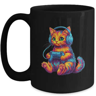 Gamer Cat Video Games Boys Teen Men Girls Funny Gaming Cat Mug | teecentury