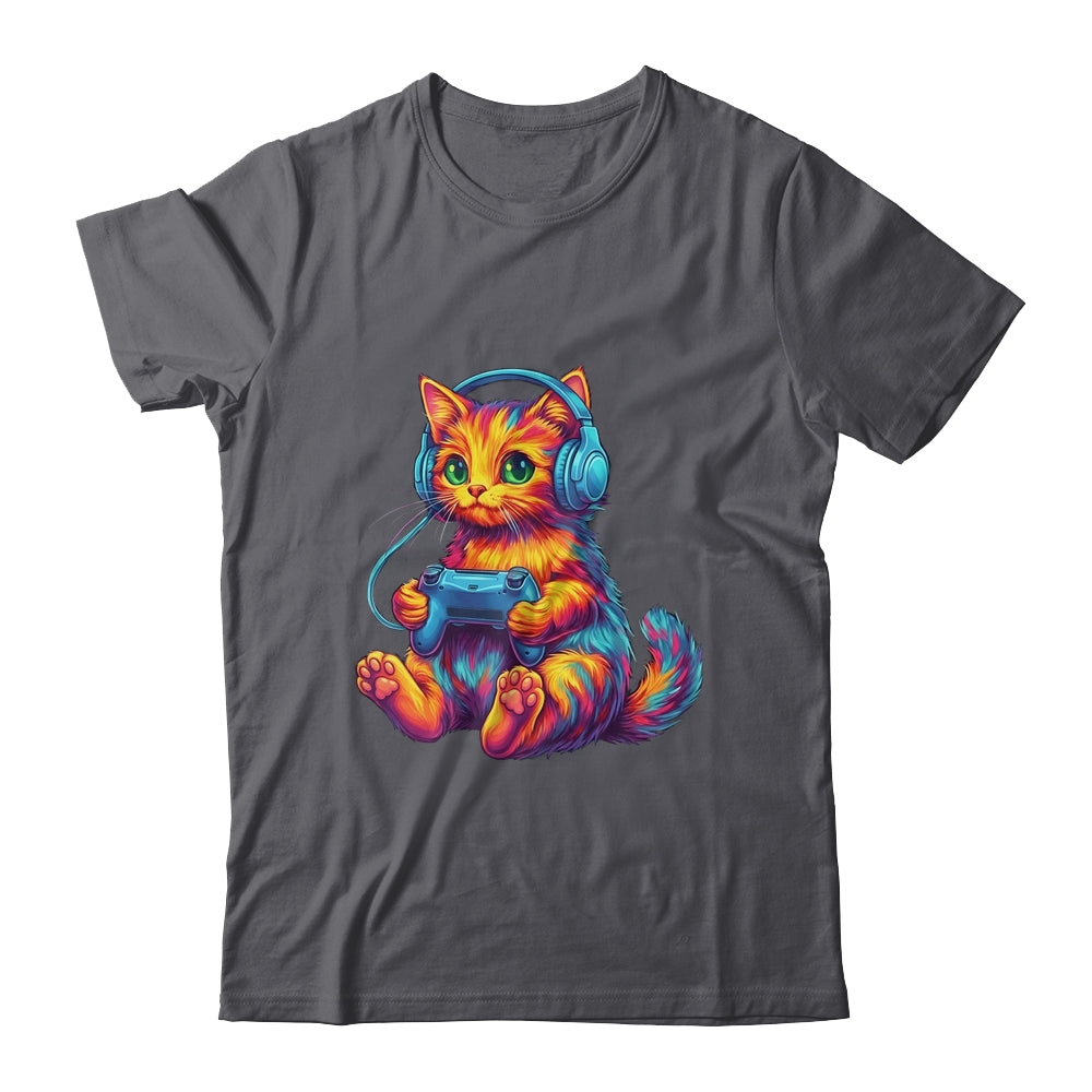 Gamer Cat Video Games Boys Teen Men Girls Funny Gaming Cat Shirt & Hoodie | teecentury