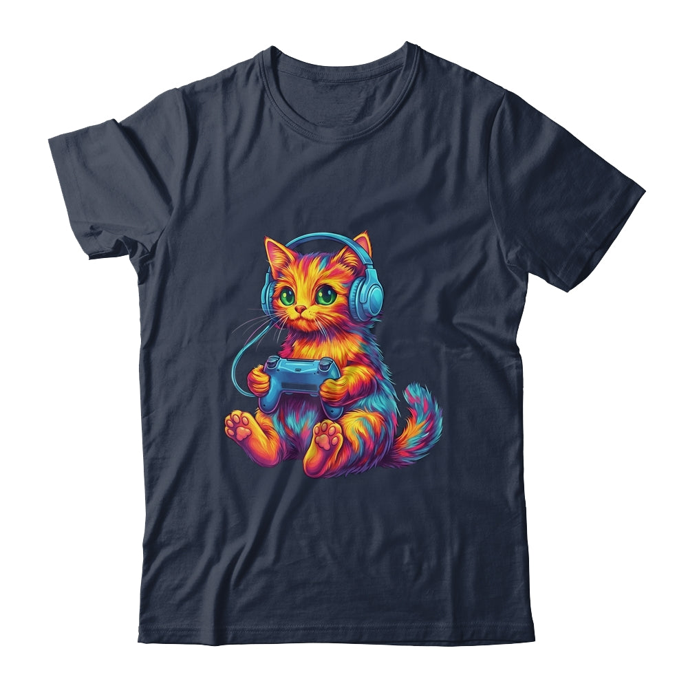 Gamer Cat Video Games Boys Teen Men Girls Funny Gaming Cat Shirt & Hoodie | teecentury
