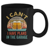 Garage Drinker I Can’t I Have Plans In The Garage Beer Mug | teecentury
