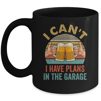 Garage Drinker I Can’t I Have Plans In The Garage Beer Mug | teecentury