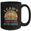 Garage Drinker I Can’t I Have Plans In The Garage Beer Mug | teecentury