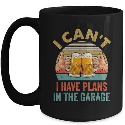 Garage Drinker I Can’t I Have Plans In The Garage Beer Mug | teecentury