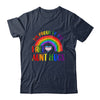 Gay Pride I'm Proud Of You Free Aunt Hugs Rainbow LGBT LGBTQ Shirt & Tank Top | teecentury