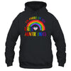 Gay Pride I'm Proud Of You Free Auntie Hugs Rainbow LGBT Shirt & Tank Top | teecentury