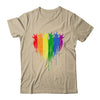 Gay Pride Rainbow Heart Graphic For LGBT Men Women Shirt & Tank Top | teecentury