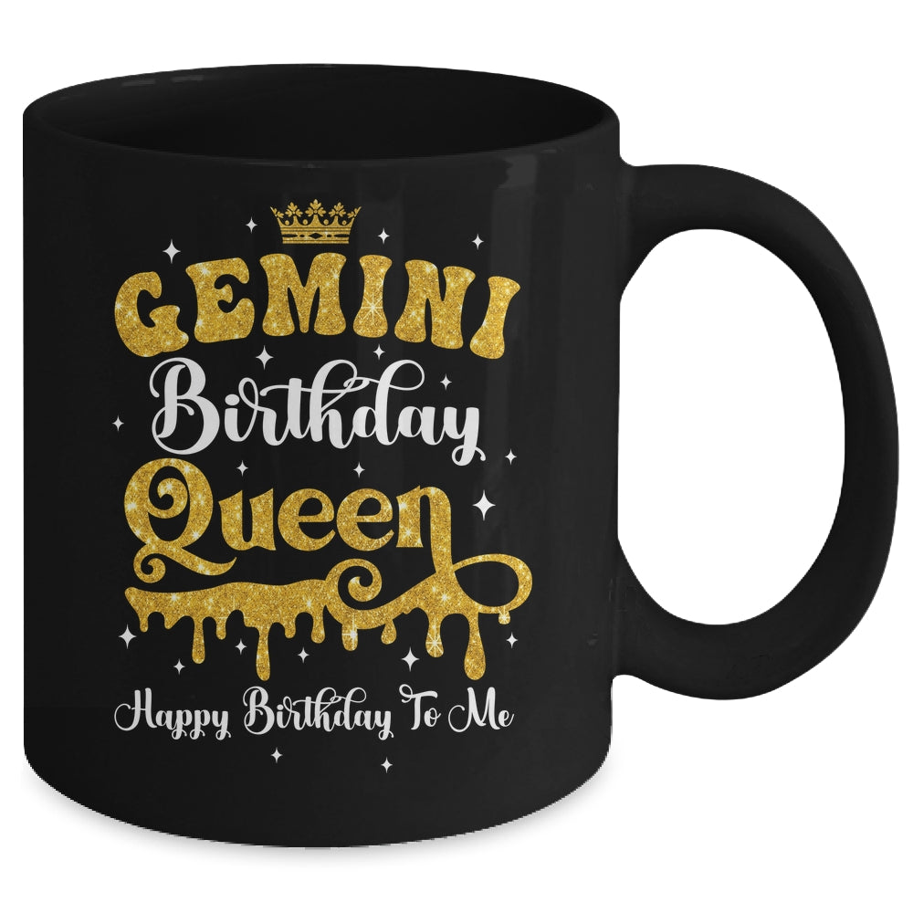 Gemini Birthday Queen Happy Birthday To Me Women Mug | teecentury