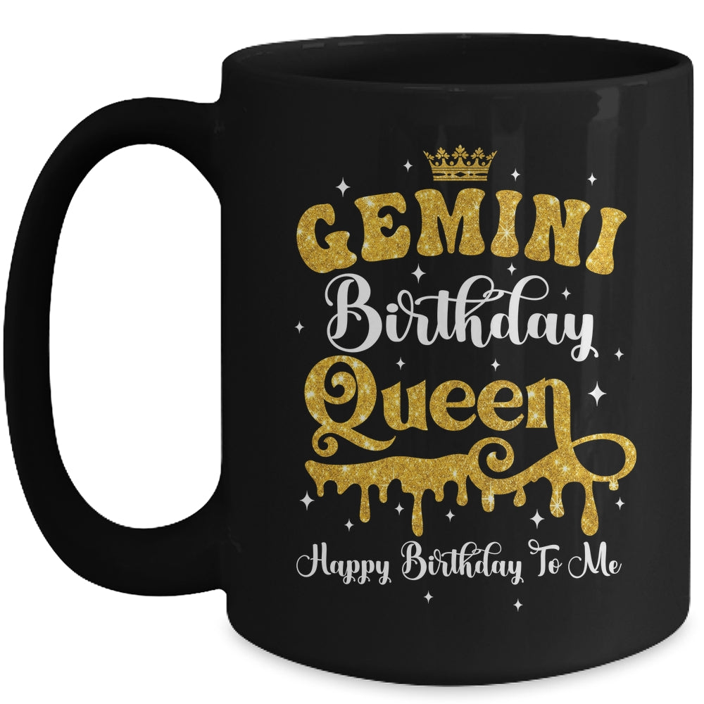 Gemini Birthday Queen Happy Birthday To Me Women Mug | teecentury