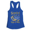 Gemini Girl Stepping Into My Birthday Like A Boss Heel Shirt & Tank Top | teecentury