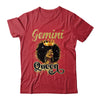 Gemini Queen Birthday Afro Girls Black Zodiac Birthday Shirt & Tank Top | teecentury